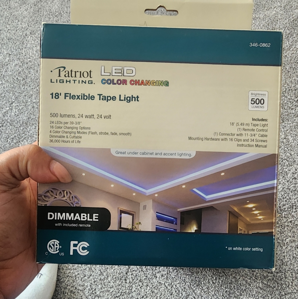 Led tape lighting